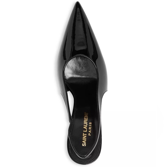 Saint Laurent Slingback Pump With a Pointed Toe - Picture 5 of 14